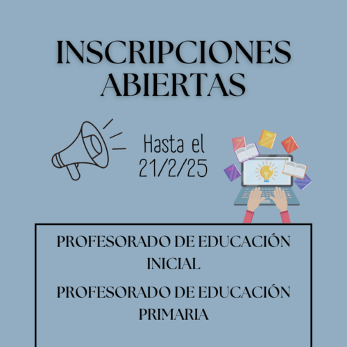 Inscripciones 2025